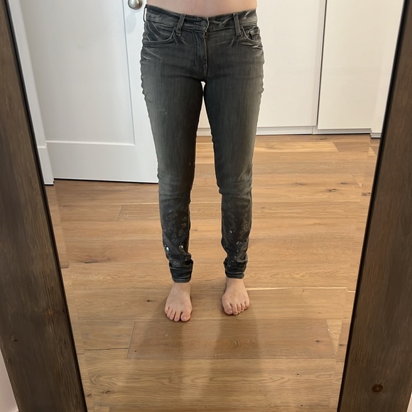 7 For all Mankind skinny sequin jean 28 - Picture 7 of 9